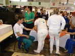 Os estudantes do Curso Tcnico em Enfermagem do CE Antonio Maxiano Ceretta apresentaram um pouco do que aprenderam no curso.