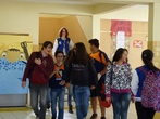 Estudantes do CE Luiz Augusto Morais Rego, em Toledo.