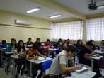 Estudantes do CE Luiz Augusto Morais Rego, em Toledo.