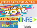 ATENO - NOVA AO NO CRONOGRAMA PARA MATRCULAS 2018: 18 A 22 DE DEZEMBRO
