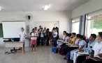 Com o objetivo de identificar e promover aes e solues para os problemas sociais, a professora Regina Domingos desenvolveu o Projeto Jovens Empreendedores