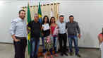 Alunos recebem premiao do 3 Concurso de Redao do Rotary Club...